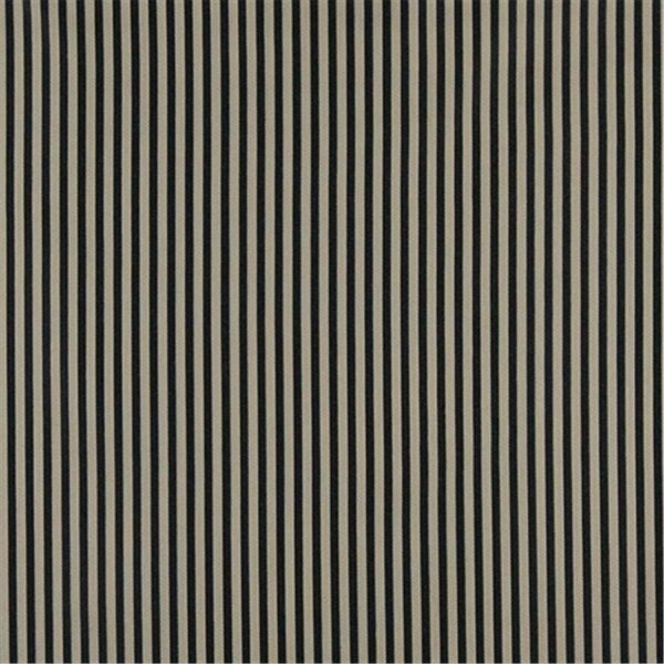 Fine-Line 54 in. Wide - Navy And Beige Thin Striped Jacquard Woven Upholstery Fabric FI2943191